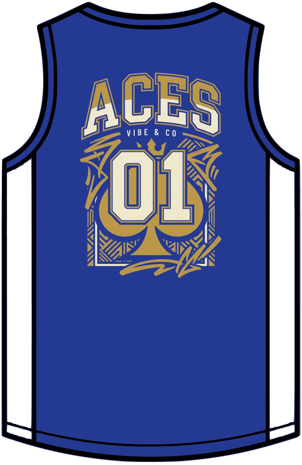 Rival Basketball Jersey – Retro Team V-Neck Sports Singlet