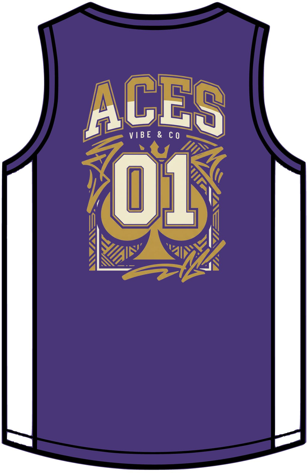 Rival Basketball Jersey – Retro Team V-Neck Sports Singlet