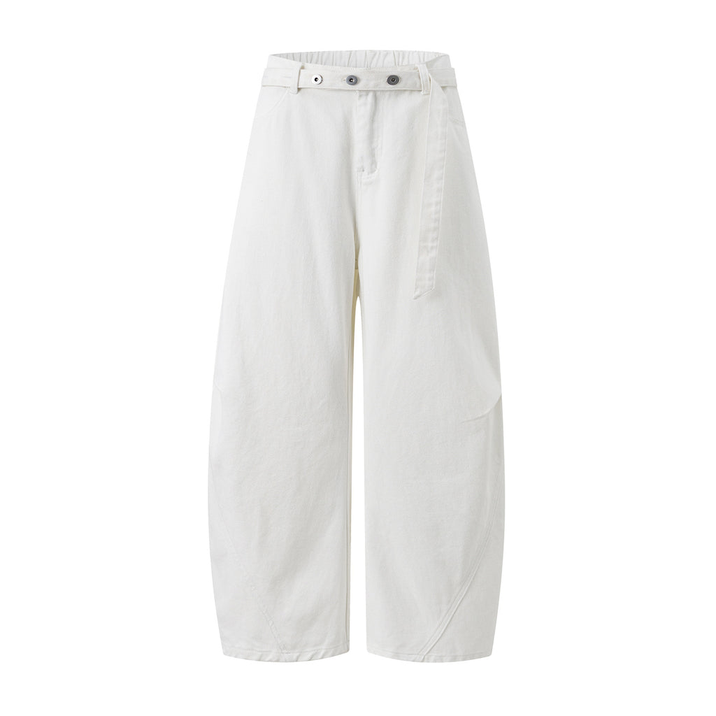 Straight-Leg Denim Jeans