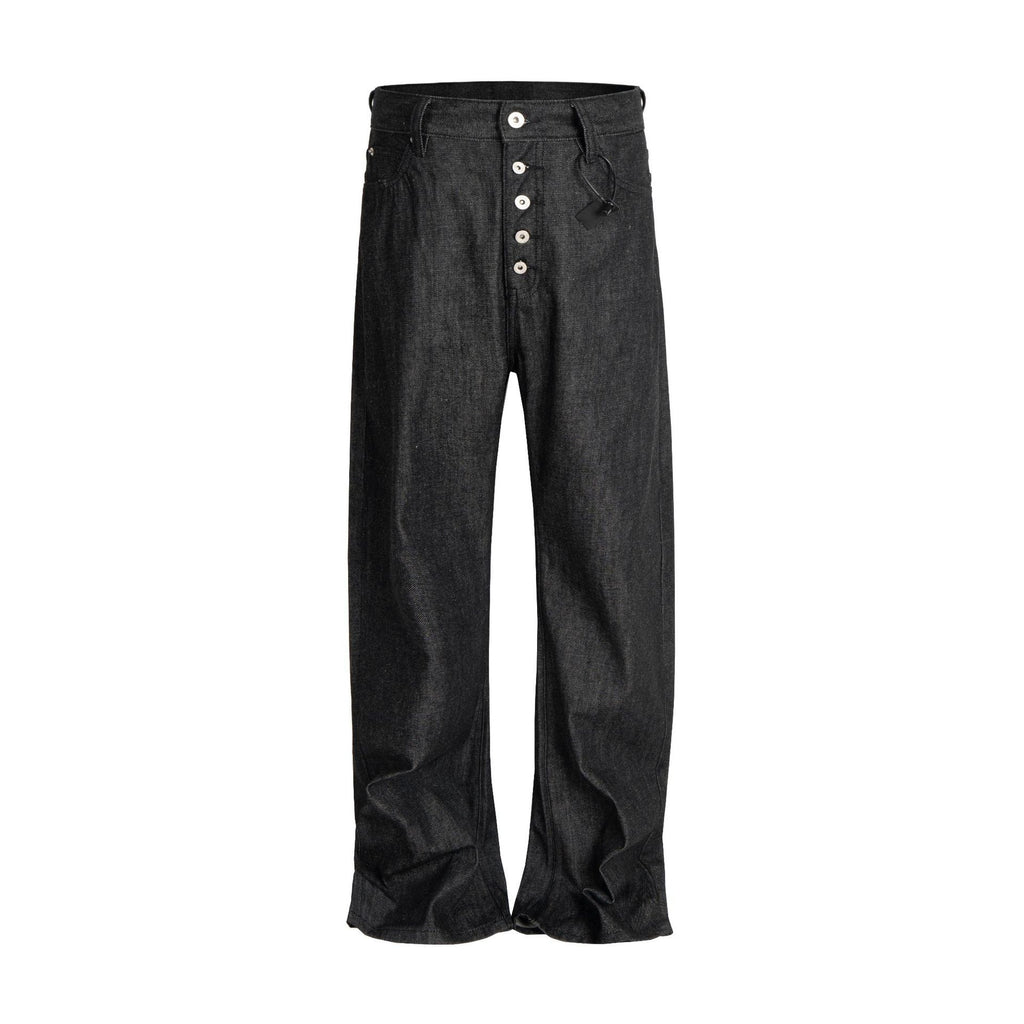 Retro Loose Straight-Leg Jeans