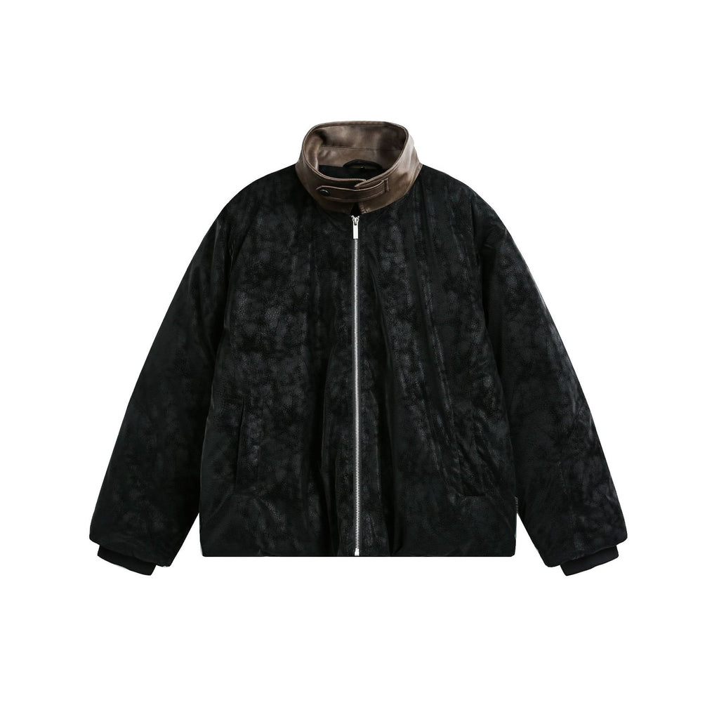 Men's Stand-Collar Winter Bomber Jacket