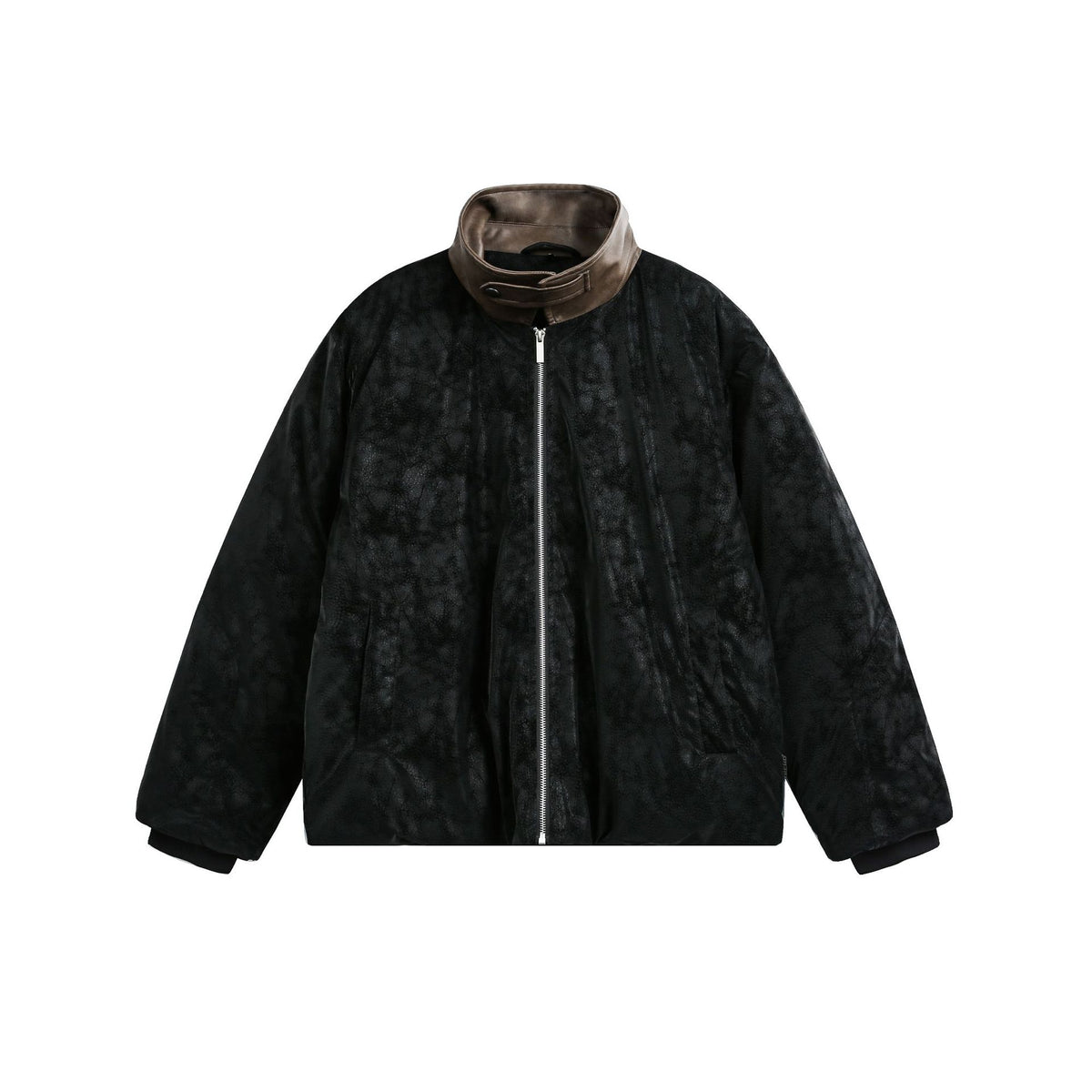 Men's Stand-Collar Winter Bomber Jacket