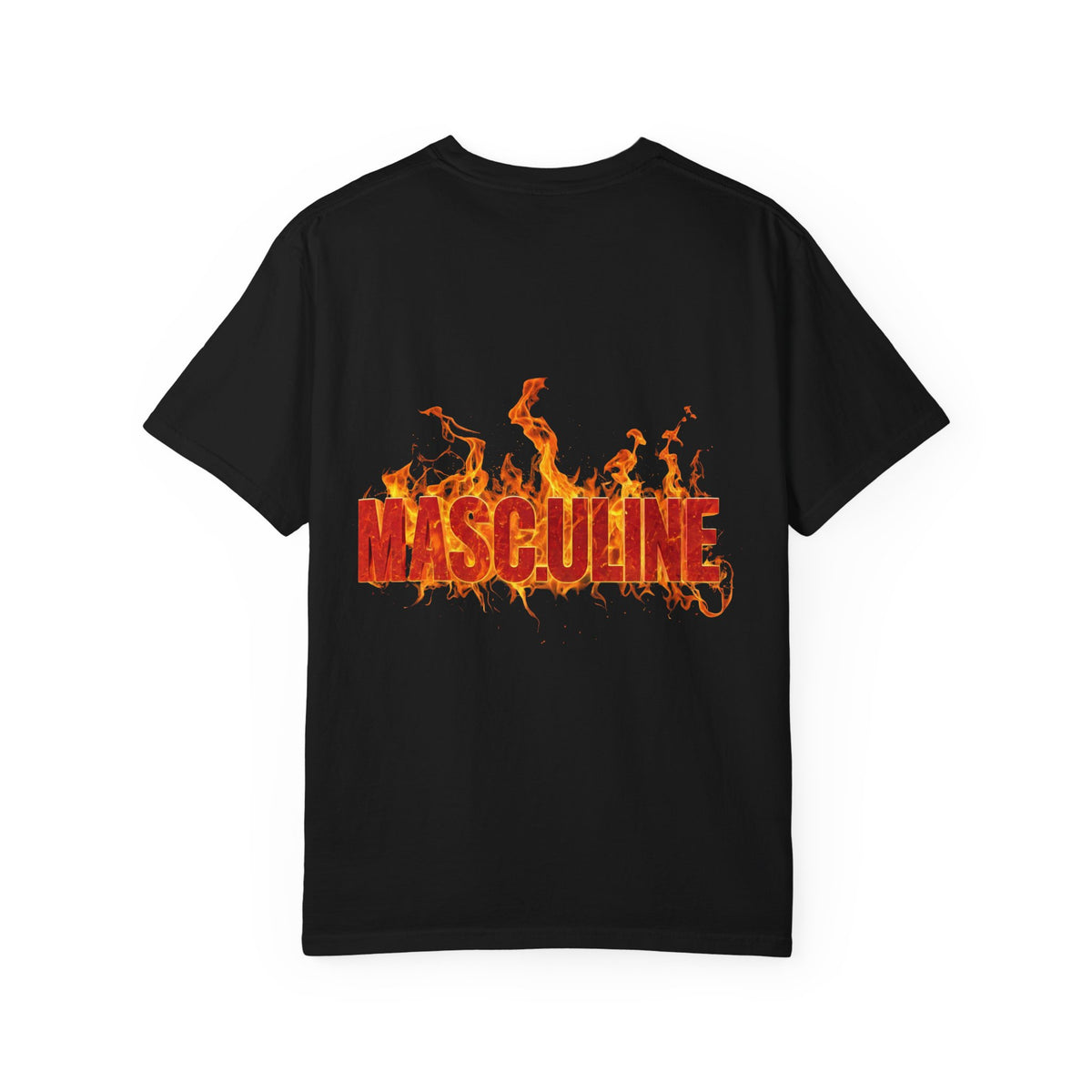 Masculine Flame Graphic Tee