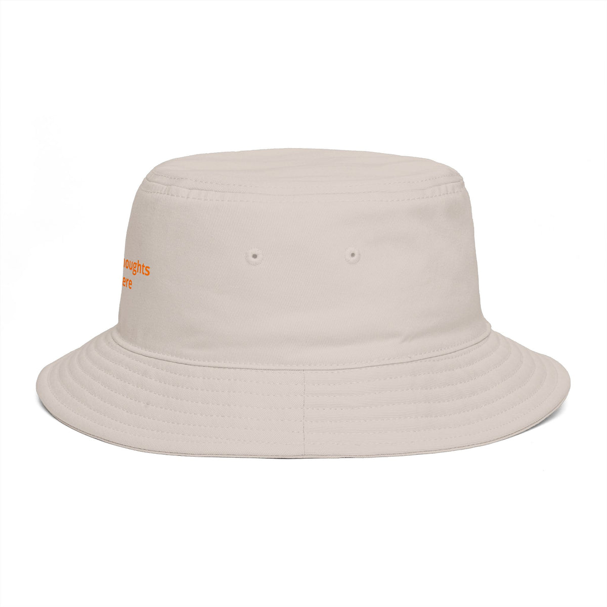 Custom Print Bucket Hat — 'Print it your way' Brown Sun Hat