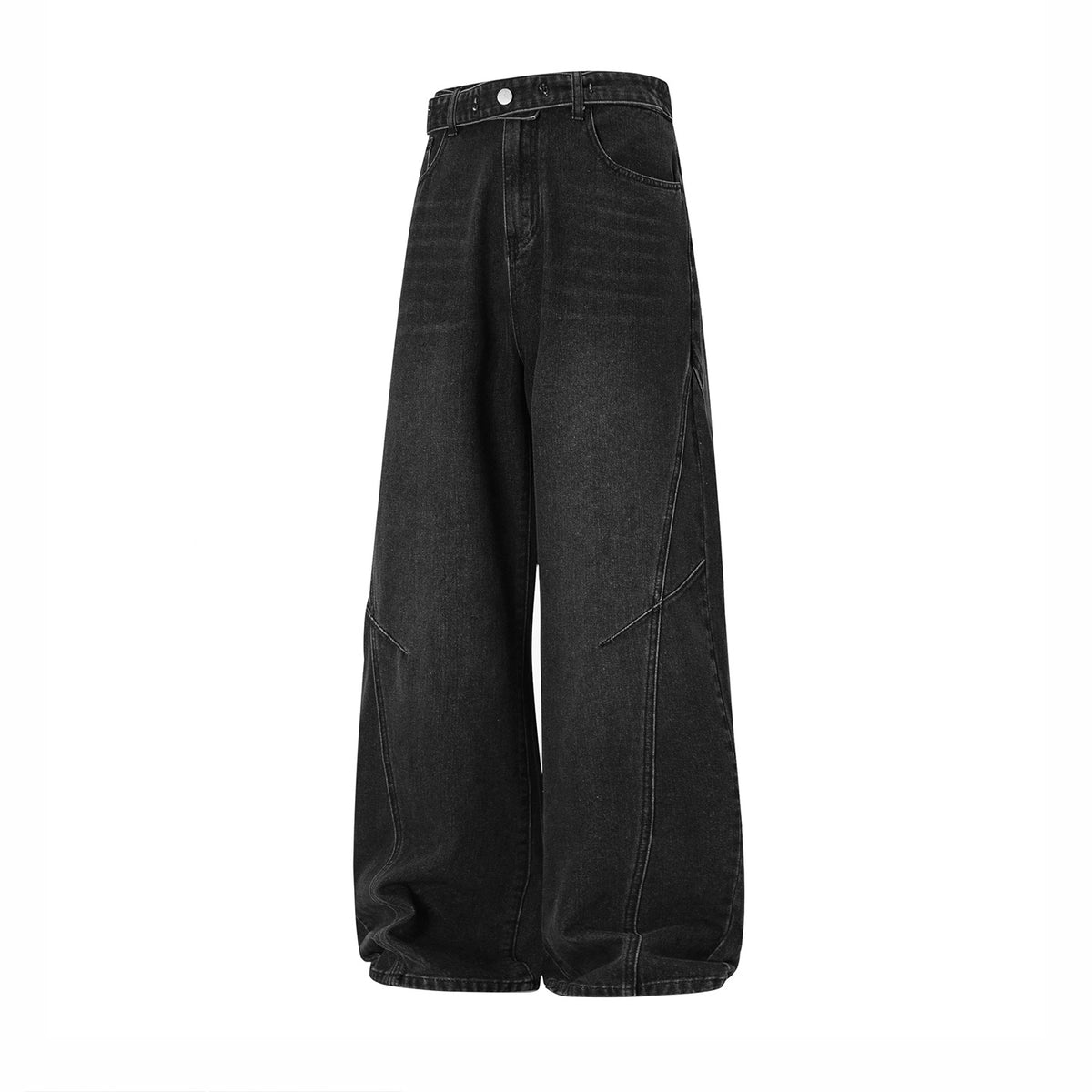 Vintage Baggy Panel Denim Pants