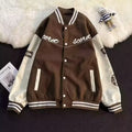 Men's Letter Graphic Varsity Jacket