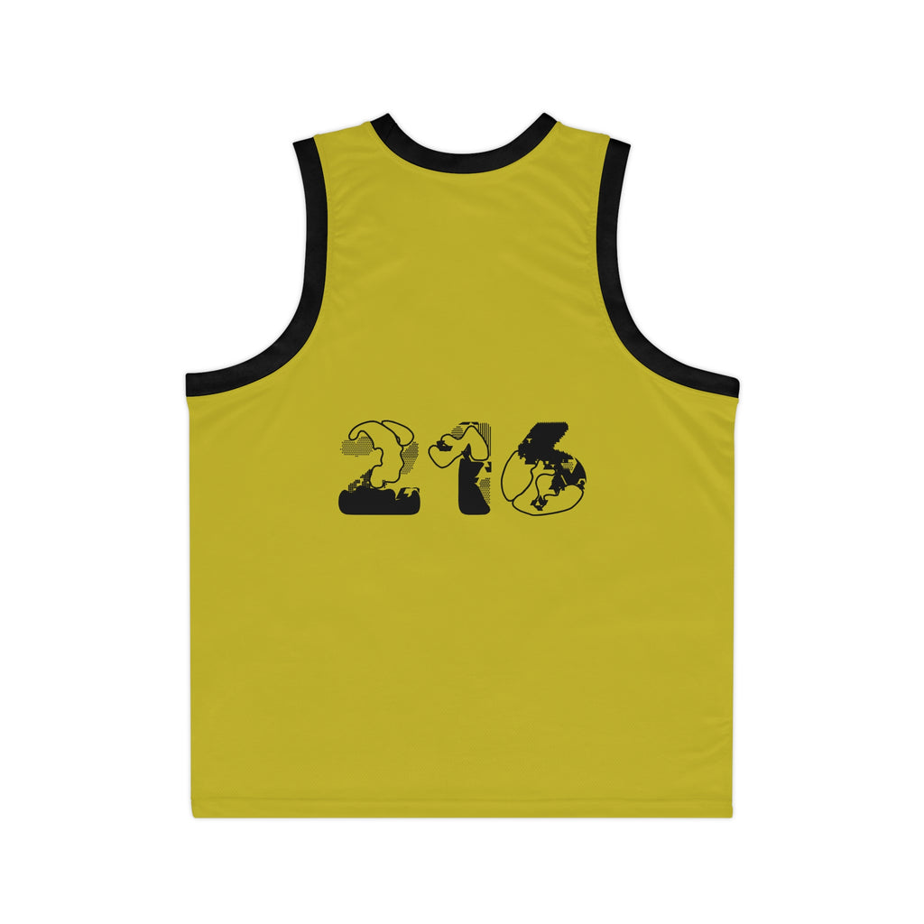 CLE Ohio Basketball Jersey – Yellow 216 City Pride Tank