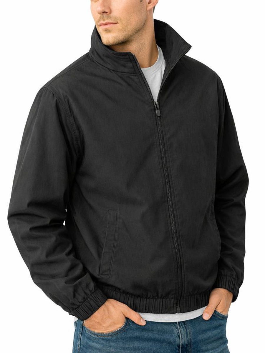 Ripstop Nylon Full-Zip Windbreaker
