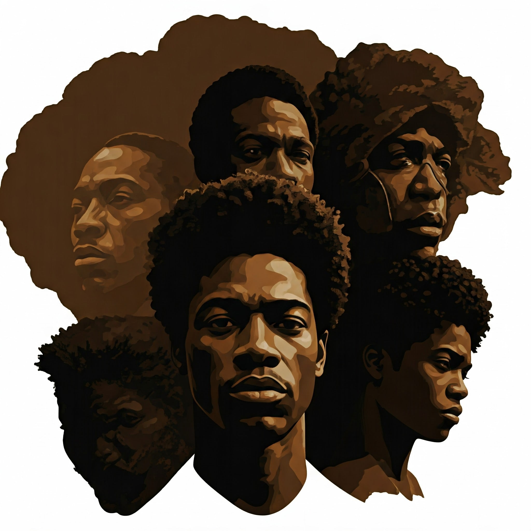 Black Lives Matter raised fist t-shirt art print